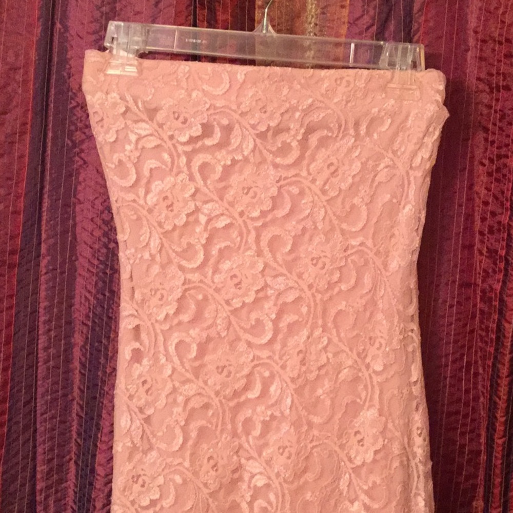 Arden B strapless evening dress S